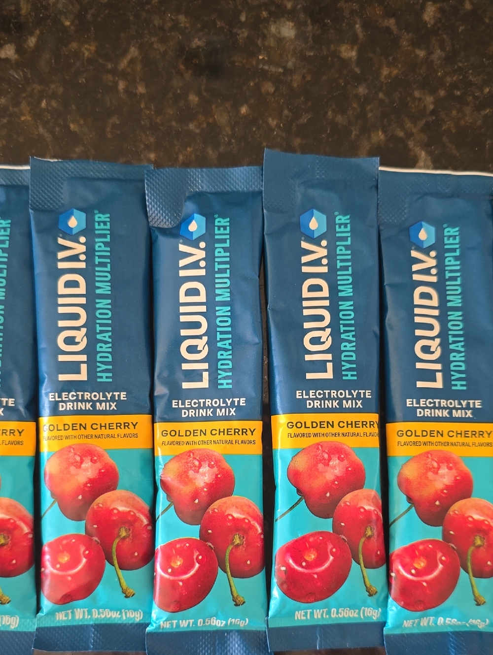 LIQUID I.V. Hydration Multiplier Electrolyte Drink Mix - Golden Cherry